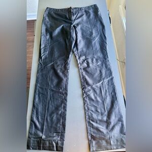 Roberto Cavali Women's Straight Legs Pants with Pockets Black Size XL